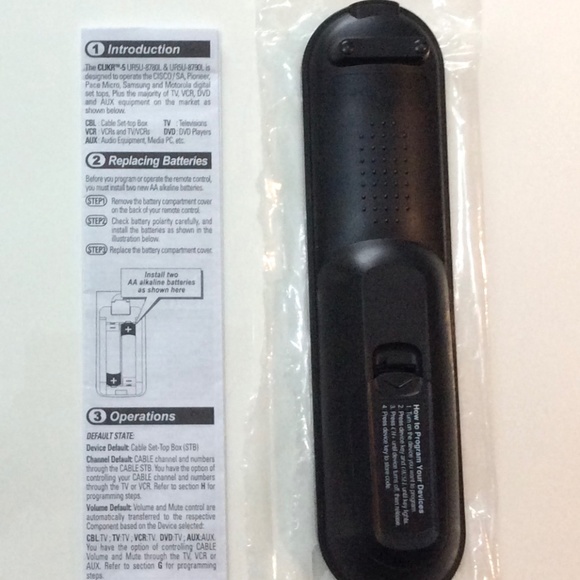 Spectrum Cable Universal CLIKR-5 Remote Control UR5U-878OL & UR5U-8790L *BNIP* - Picture 2 of 2